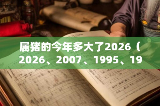 属猪的今年多大了2026(2026、2007、1995、1983、1971) 属猪的今年多大了2026(2026、2007、1995、1983、1971)