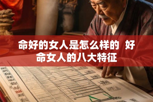 命好的女人是怎么样的  好命女人的八大特征