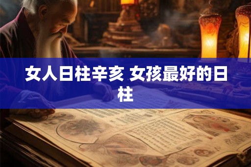 女人日柱辛亥 女孩最好的日柱