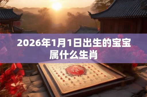 2026年1月1日出生的宝宝属什么生肖
