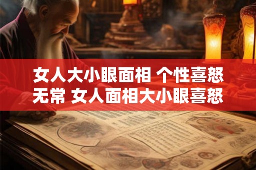 女人大小眼面相 个性喜怒无常 女人面相大小眼喜怒无常