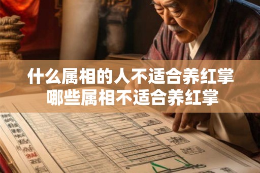 什么属相的人不适合养红掌 哪些属相不适合养红掌