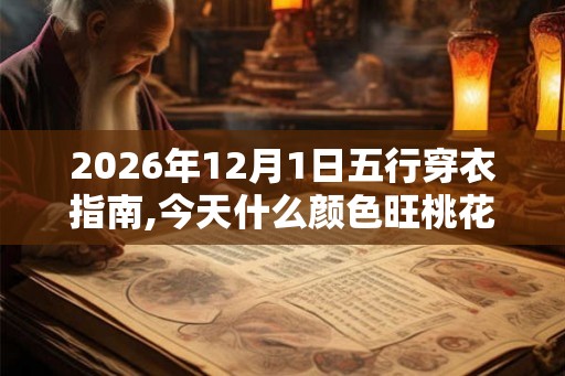 2026年12月1日五行穿衣指南,今天什么颜色旺桃花 2026年12月1日五行穿衣指南,今天什么颜色旺桃花