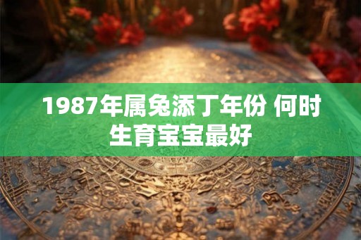 1987年属兔添丁年份 何时生育宝宝最好