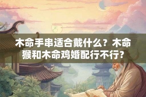 木命手串适合戴什么？木命猴和木命鸡婚配行不行？