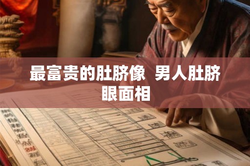 最富贵的肚脐像  男人肚脐眼面相