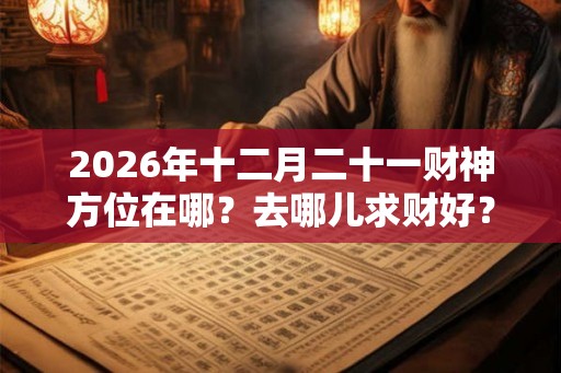 2026年十二月二十一财神方位在哪？去哪儿求财好？