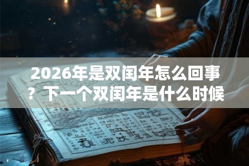 2026年是双闰年怎么回事？下一个双闰年是什么时候？