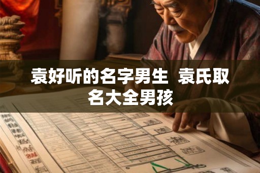 袁好听的名字男生 袁氏取名大全男孩 袁好听的名字男生 袁氏取名大全男孩