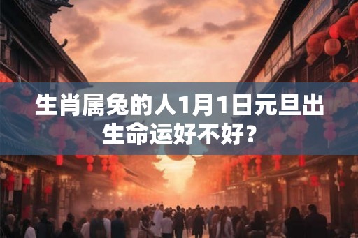 生肖属兔的人1月1日元旦出生命运好不好? 生肖属兔的人1月1日元旦出生命运好不好?