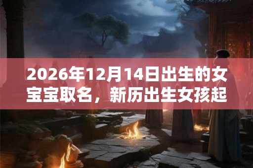 2026年12月14日出生的女宝宝取名，新历出生女孩起名