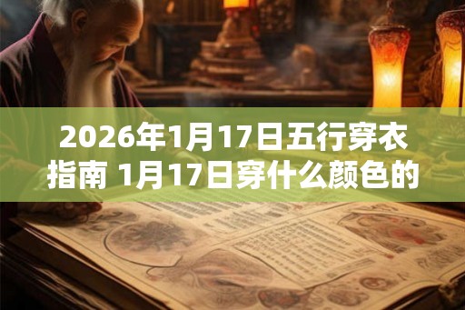 2026年1月17日五行穿衣指南 1月17日穿什么颜色的衣服