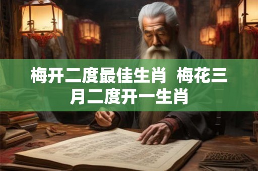 梅开二度最佳生肖  梅花三月二度开一生肖