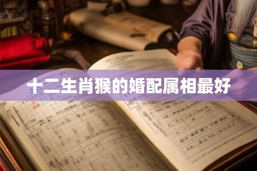 十二生肖猴的婚配属相最好