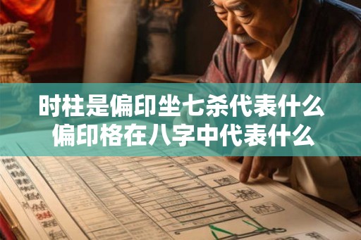 时柱是偏印坐七杀代表什么 偏印格在八字中代表什么