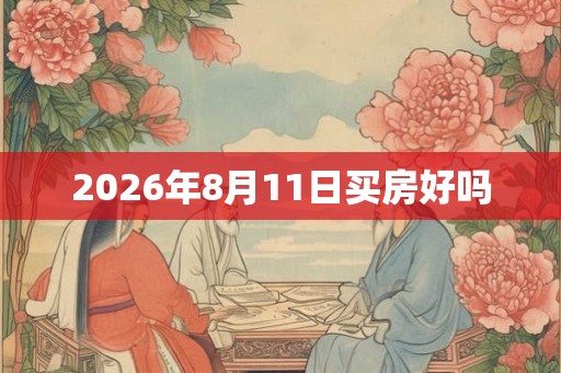 2026年8月11日买房好吗 2026年8月11日买房好吗