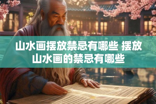 山水画摆放禁忌有哪些 摆放山水画的禁忌有哪些