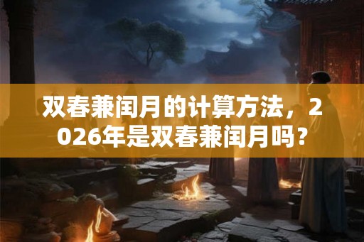 双春兼闰月的计算方法，2026年是双春兼闰月吗？