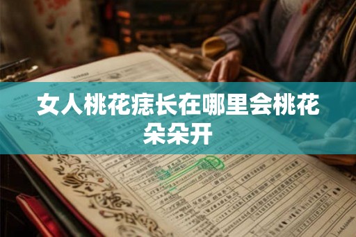 女人桃花痣长在哪里会桃花朵朵开