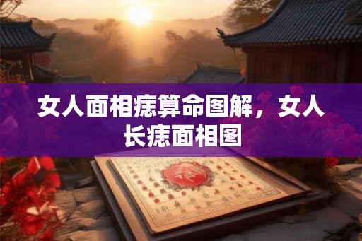 女人面相痣算命图解，女人长痣面相图
