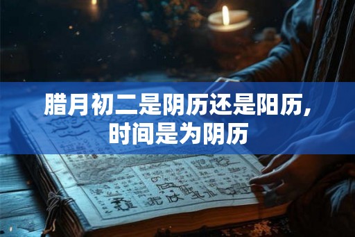腊月初二是阴历还是阳历,时间是为阴历
