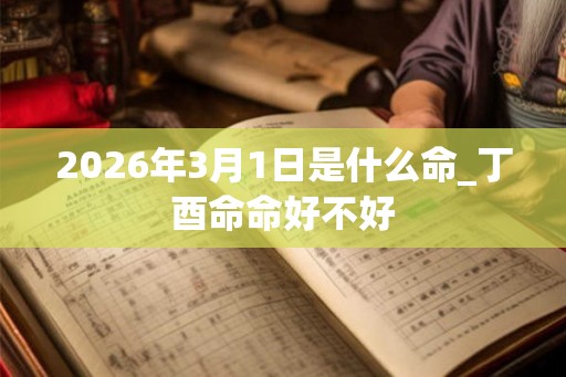 2026年3月1日是什么命_丁酉命命好不好