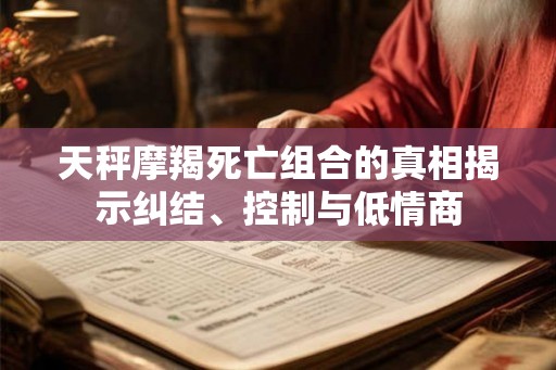 天秤摩羯死亡组合的真相揭示纠结、控制与低情商