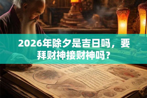 2026年除夕是吉日吗,要拜财神接财神吗? 2026年除夕是吉日吗,要拜财神接财神吗?