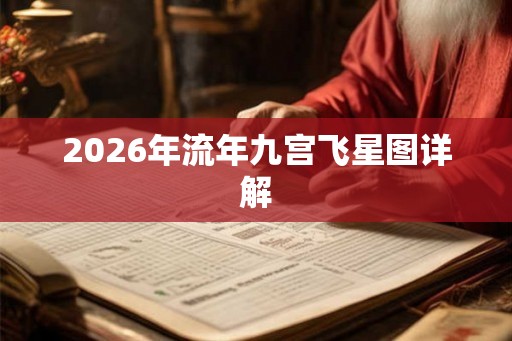 2026年流年九宫飞星图详解