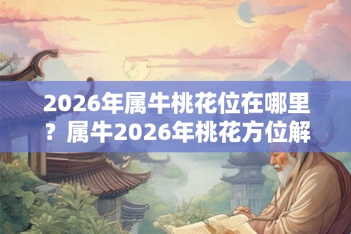2026年属牛桃花位在哪里？属牛2026年桃花方位解析