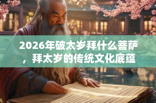 2026年破太岁拜什么菩萨，拜太岁的传统文化底蕴