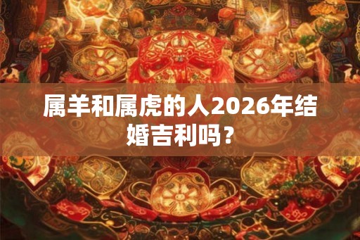 属羊和属虎的人2026年结婚吉利吗？