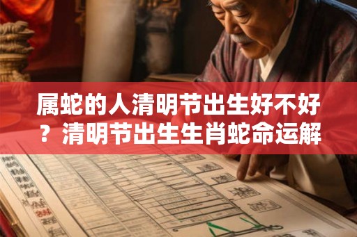 属蛇的人清明节出生好不好？清明节出生生肖蛇命运解析！