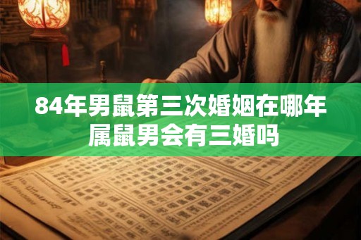 84年男鼠第三次婚姻在哪年 属鼠男会有三婚吗