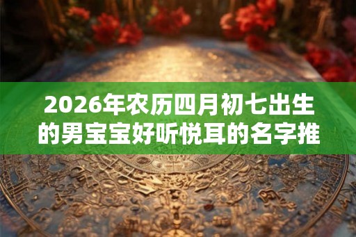 2026年农历四月初七出生的男宝宝好听悦耳的名字推荐