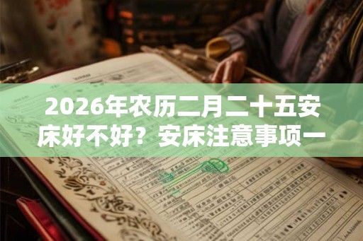 2026年农历二月二十五安床好不好?安床注意事项一览! 2026年农历二月二十五安床好不好?安床注意事项一览!