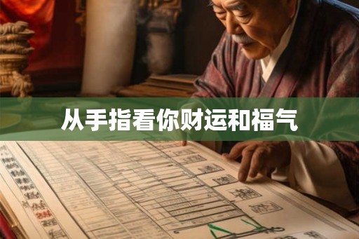 从手指看你财运和福气 从手指看你财运和福气