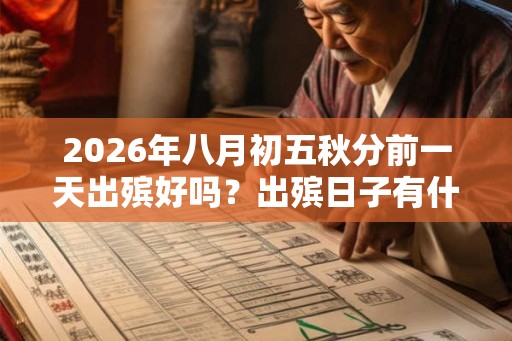2026年八月初五秋分前一天出殡好吗？出殡日子有什么讲究？