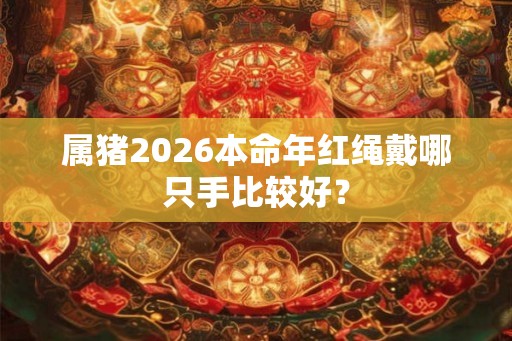 属猪2026本命年红绳戴哪只手比较好？