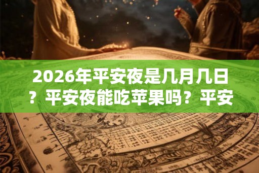 2026年平安夜是几月几日?平安夜能吃苹果吗?平安夜能吃什么? 2026年平安夜是几月几日?平安夜能吃苹果吗?平安夜能吃什么?