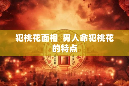 犯桃花面相  男人命犯桃花的特点