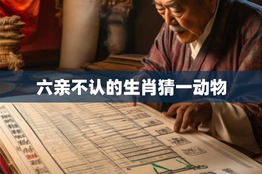 六亲不认的生肖猜一动物