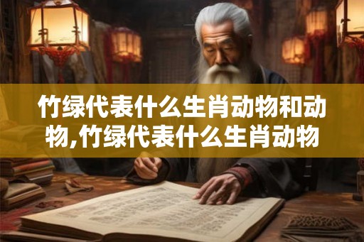 竹绿代表什么生肖动物和动物,竹绿代表什么生肖动物和动物名字