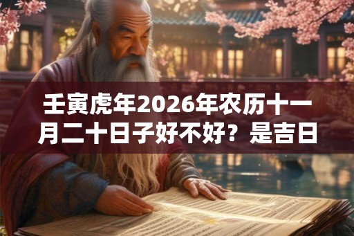 壬寅虎年2026年农历十一月二十日子好不好？是吉日吗？