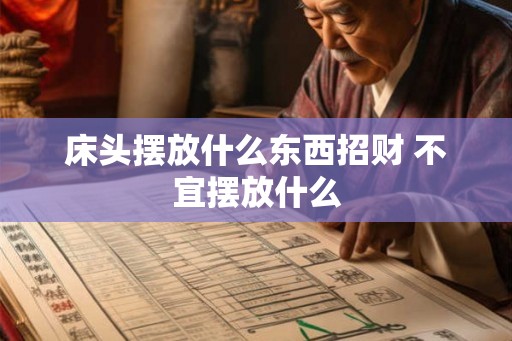 床头摆放什么东西招财 不宜摆放什么