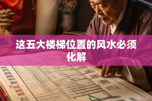 这五大楼梯位置的风水必须化解