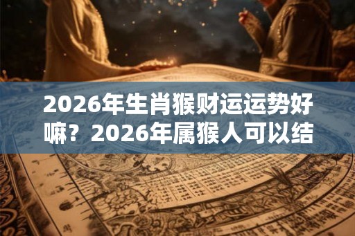 2026年生肖猴财运运势好嘛？2026年属猴人可以结婚吗？