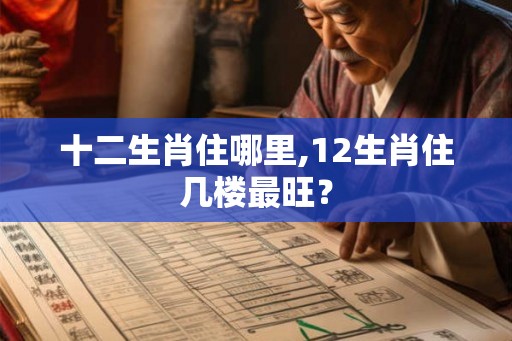 十二生肖住哪里,12生肖住几楼最旺? 十二生肖住哪里,12生肖住几楼最旺?