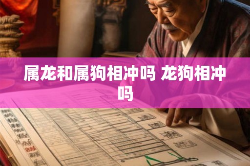 属龙和属狗相冲吗 龙狗相冲吗 属龙和属狗相冲吗 龙狗相冲吗