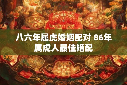 八六年属虎婚姻配对 86年属虎人最佳婚配
